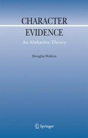 Cover of Character Evidence by Douglas Walton