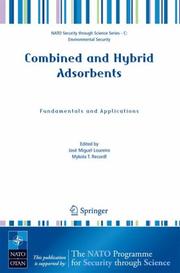Front cover of Combined and hybrid adsorbents by Mykola T. Kartel