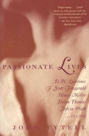 Cover of Passionate lives by John Tytell