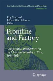 Cover of Frontline and factory by Jeffrey Allan Johnson