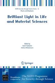 Front cover of Brilliant light in life and material sciences by Vasili Tsakanov