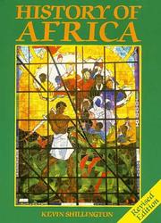 Cover of History of Africa by Kevin Shillington