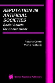 Cover of Reputation in artificial societies by Rosaria Conte