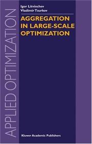 Cover of Aggregation in large-scale optimization by I. S. Litvinchev