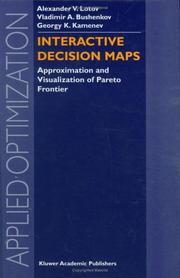 Cover of Interactive decision maps by Aleksandr Vladimirovich Lotov