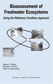 Front cover of Bioassessment of freshwater ecosystems by Robert Converse Bailey