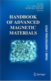 Front cover of Handbook of advanced magnetic materials by David J. Sellmyer