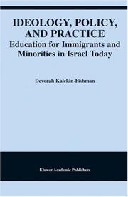 Front cover of Ideology, Policy, and Practice by Devorah Kalekin-Fishman