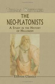 Cover of The Neo-Platonists by Thomas Whittaker