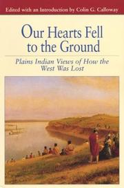 Front cover of Our Hearts Fell to the Ground by Colin G. Calloway
