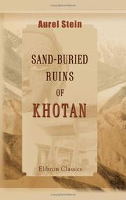 Cover of Sand-Buried Ruins of Khotan by Aurel Stein