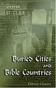 Cover of Buried Cities And Bible Countries by George St. Clair