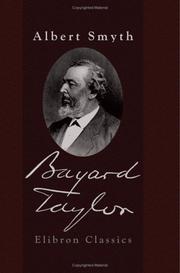 Cover of Bayard Taylor by Albert Henry Smyth