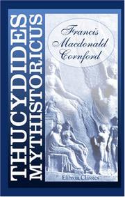 Cover of Thucydides Mythistoricus by Francis MacDonald Cornford