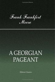 Front cover of A Georgian pageant by Frank Frankfort Moore