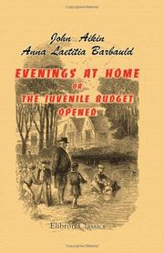 Front cover of Evenings at Home; or, the Juvenile Budget Opened by John Aikin