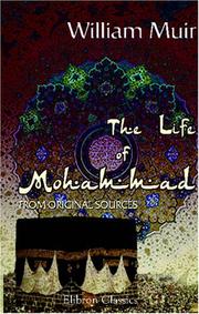Cover of The Life of Mohammad from Original Sources by William Muir