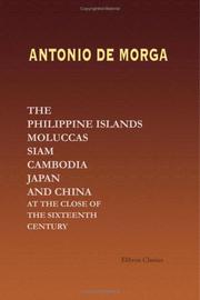 Front cover of Sucesos de las Islas Filipinas by Antonio de Morga