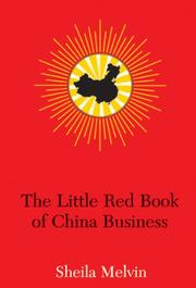 Cover of The little red book of China business by Sheila Melvin
