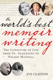 Front cover of The world’s best Memoir writing by Eve Claxton
