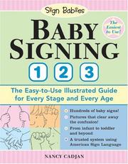 Cover of Baby sign language by Nancy Cadjan