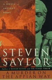 Front cover of A murder on the Appian Way by Steven Saylor