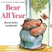 Cover of Bear all year by Harriet Ziefert