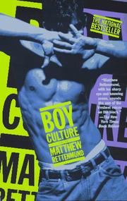 Front cover of Boy culture by Matthew Rettenmund