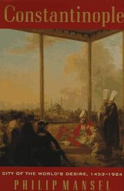 Cover of Constantinople by Philip Mansel