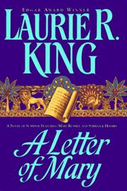 Front cover of A Letter of Mary by Laurie R. King