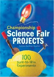 Front cover of Championship Science Fair Projects by Sudipta Bardhan-Quallen