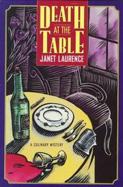 Cover of Death at the table by Laurence, Janet.