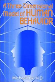 Cover of A Three-Dimensional Model of Human Behavior by Michael Pak
