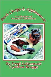 Front cover of Pork Chops and Applesauce by Cynthia Briggs