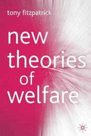Front cover of New Theories of Welfare by Tony Fitzpatrick