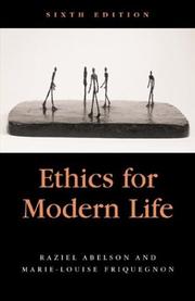 Front cover of Ethics for modern life by Raziel Abelson