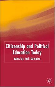 Front cover of Citizenship and Political Education Today by Jack Demaine