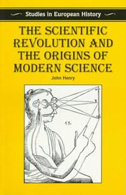 Front cover of The scientific revolution and the origins of modern science by Henry, John