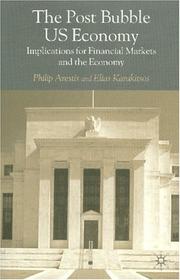 Front cover of POST-BUBBLE US ECONOMY: IMPLICATIONS FOR FINANCIAL MARKETS AND THE ECONOMY by PHILIP ARESTIS