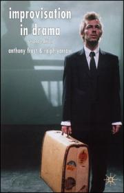 Cover of Improvisation in drama by Anthony Frost