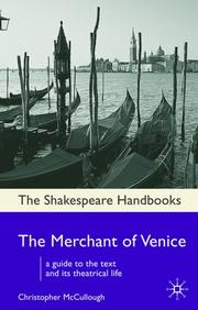 Front cover of The merchant of Venice by McCullough, Christopher M.A.