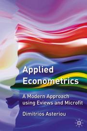 Cover of Applied econometrics by Dimitrios Asteriou