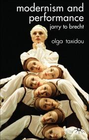 Cover of Modernism and Performance by Olga Taxidou