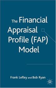 Front cover of FINANCIAL APPRAISAL PROFILE MODEL by FRANK LEFLEY