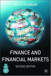 Front cover of Finance and Financial Markets by Keith Pilbeam