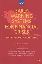 Front cover of Early Warning Systems for Financial Crisis by Asian Development Bank