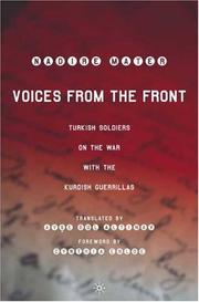 Cover of Voices from the front by Nadire Mater