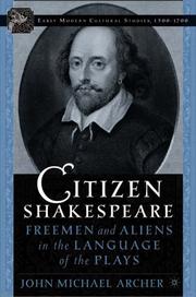 Cover of Citizen Shakespeare by John Michael Archer