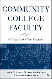 Cover of Community college faculty by John S. Levin