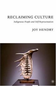 Front cover of Reclaiming Culture by Joy Hendry